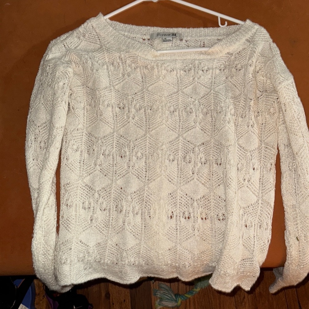 White Knit Sweater